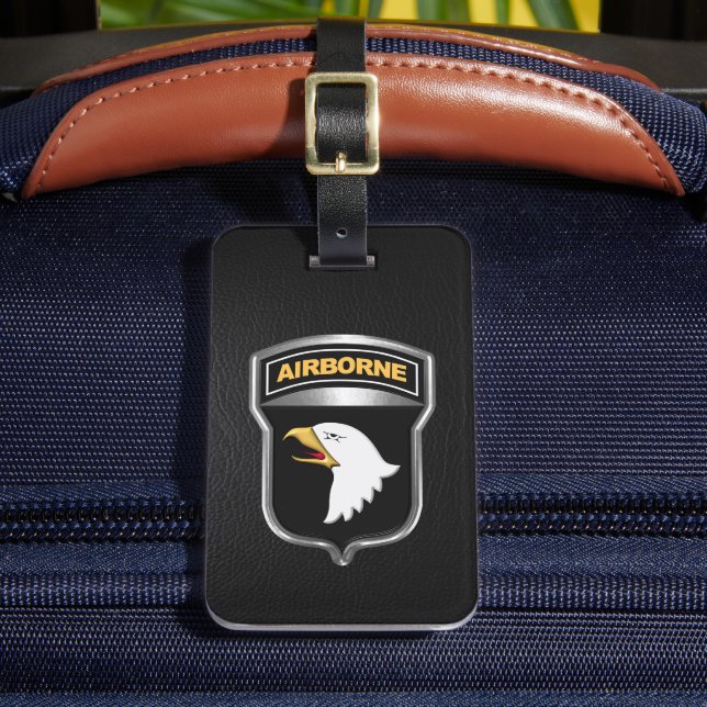 101st Airborne Division  Luggage Tag (Front Insitu 2)