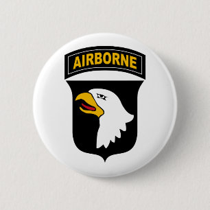 101st Airborne Division Military Veteran 6 Cm Round Badge