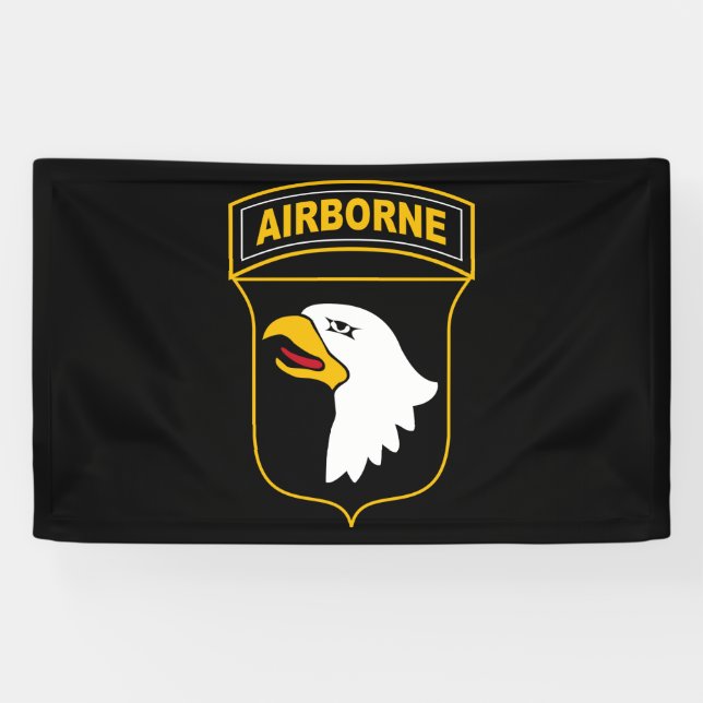 101st Airborne Division Military Veteran Banner (Horizontal)