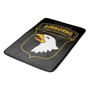 101st Airborne Division Military Veteran Bath Mat