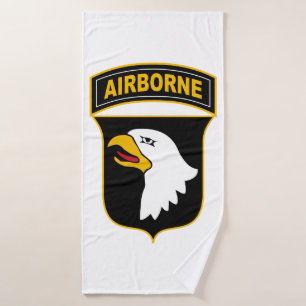 101st Airborne Division Military Veteran Bath Towel