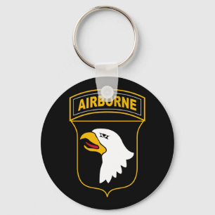 101st Airborne Division Military Veteran Key Ring