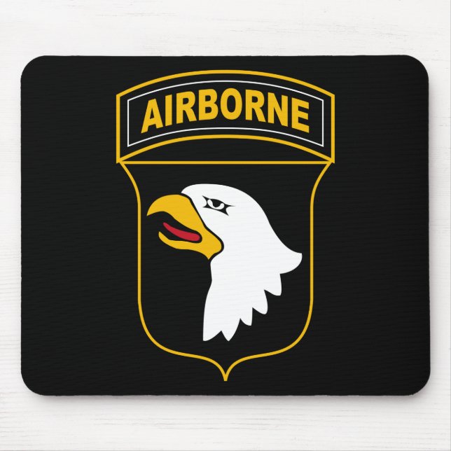 101st Airborne Division Military Veteran Mouse Mat (Front)