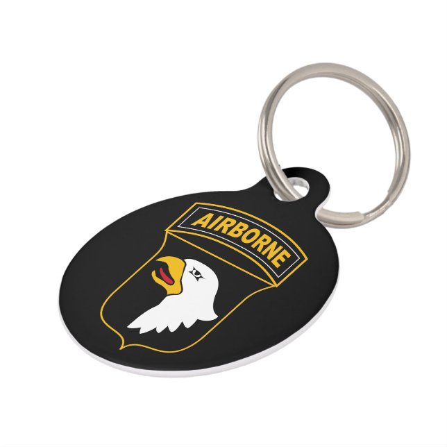 101st Airborne Division Military Veteran Pet Tag (Side)
