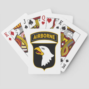 101st Airborne Division Military Veteran Playing Cards