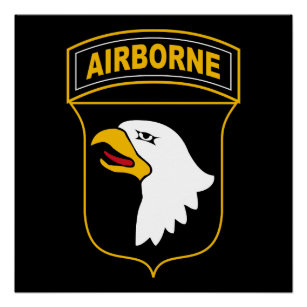 101st Airborne Division Military Veteran Poster