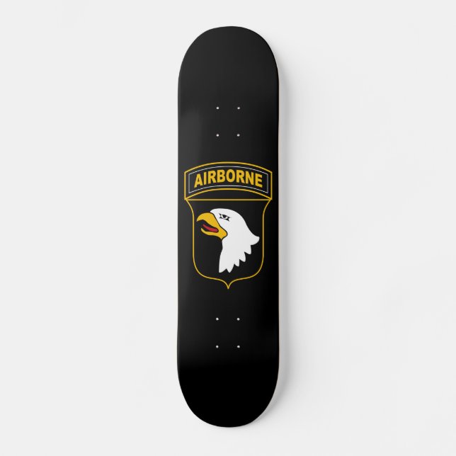 101st Airborne Division Military Veteran Skateboard (Front)