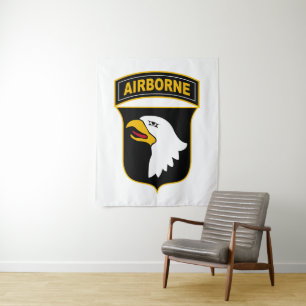 101st Airborne Division Military Veteran Tapestry