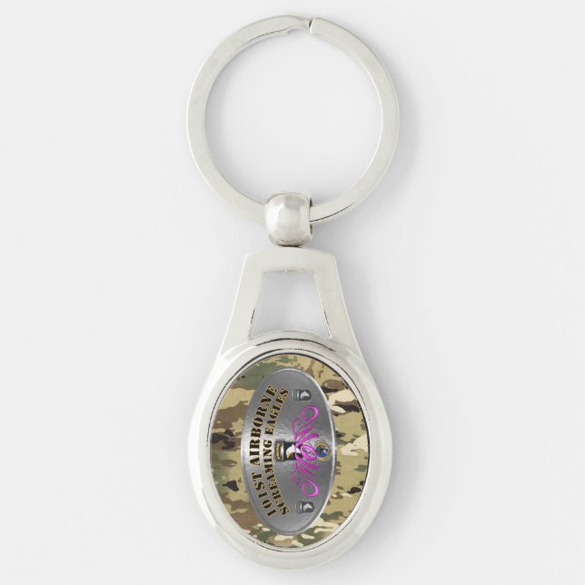 101st Airborne Division Mum Key Ring (Front)