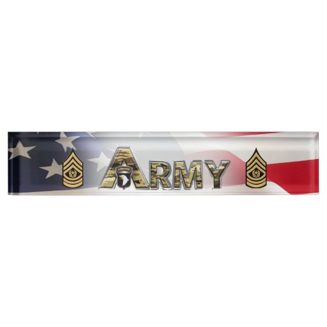 101st Airborne Division  Nameplate (Front)
