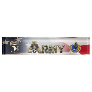 101st Airborne Division Nameplate