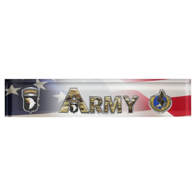 101st Airborne Division  Nameplate (Front)