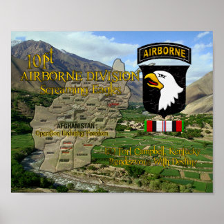 101st Airborne Division OEF Veteran poster