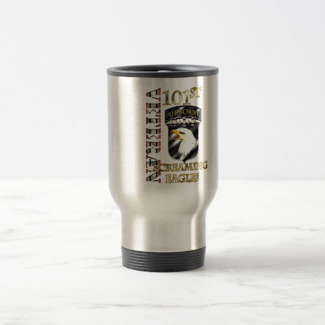 101st Airborne Division OIF Veteran Travel Mug (Center)