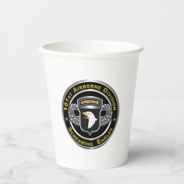 101st Airborne Division  Paper Cups (Front)