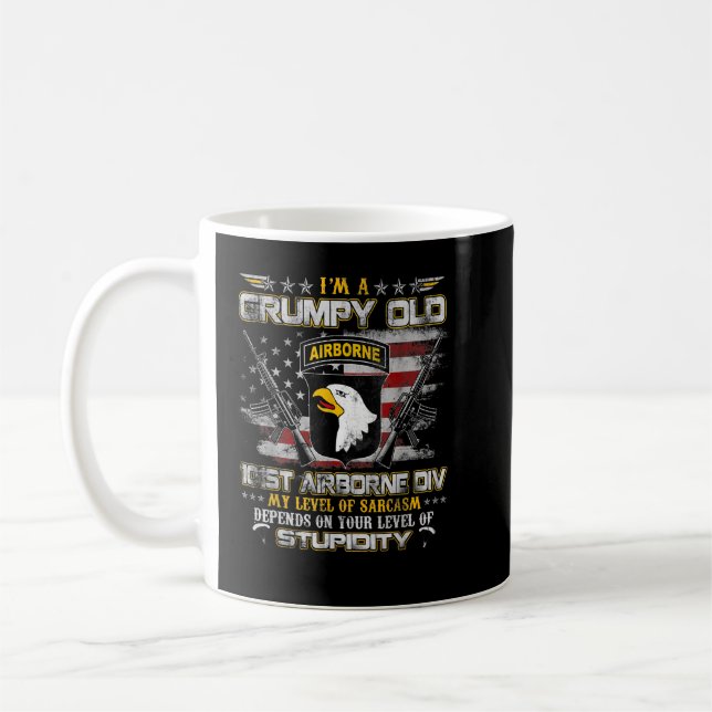 101st Airborne Division Paratrooper Veteran I'm A  Coffee Mug (Left)