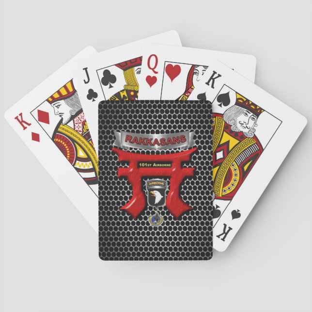 101st Airborne Division  Playing Cards (Back)