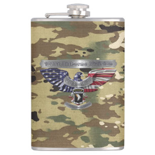 101st Airborne Division “Proud To Have Served” Hip Flask