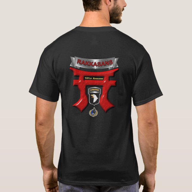 101st Airborne Division Rakkasans T-Shirt (Back)