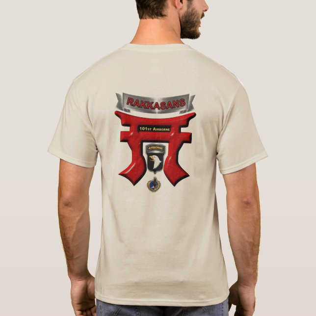 101st Airborne Division Rakkasans T-Shirt (Back)