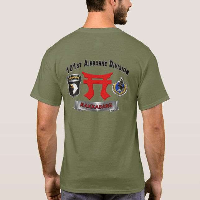 101st Airborne Division Rakkasans T-Shirt (Back)