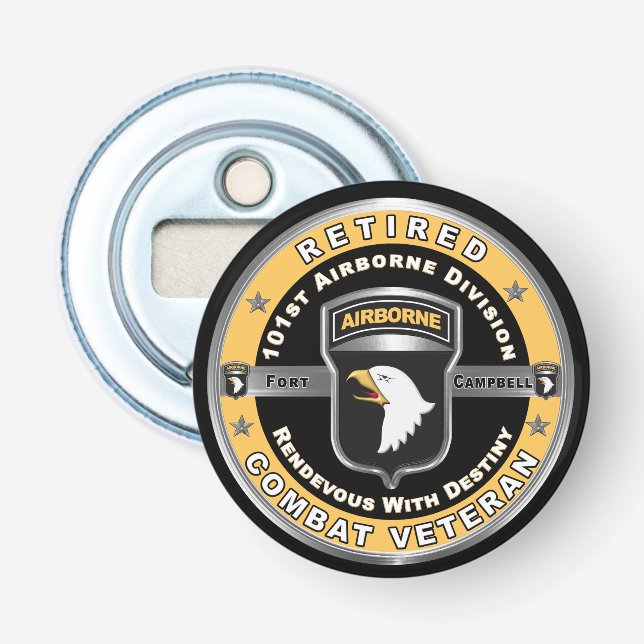 101st Airborne Division Retired Bottle Opener (Front)