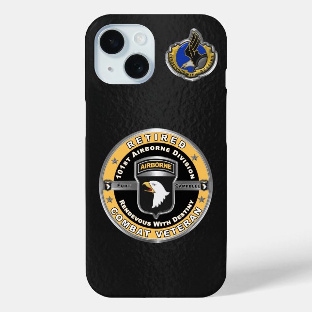 101st Airborne Division Retired  Case-Mate iPhone Case (Back)
