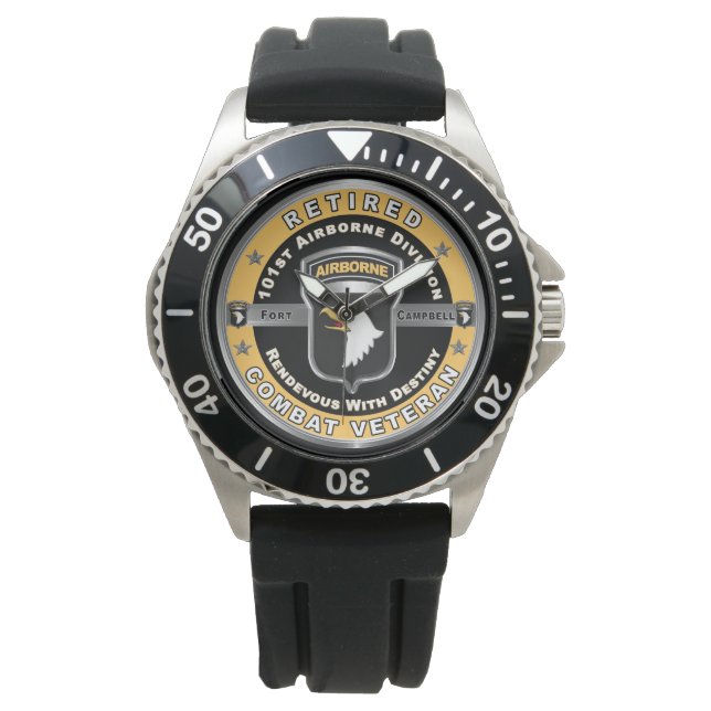 101st Airborne Division Retired Veteran Watch (Front)