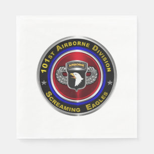 101st Airborne Division Screaming Eagles Custom Napkin