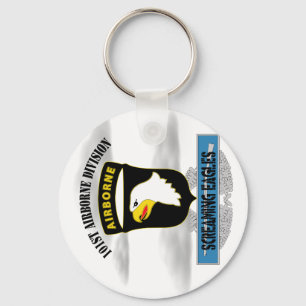 101st Airborne Division "Screaming Eagles" Key Ring