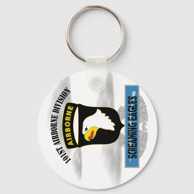 101st Airborne Division "Screaming Eagles" Key Ring (Front)