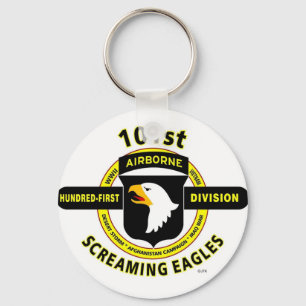 101ST AIRBORNE DIVISION "SCREAMING EAGLES" KEY RING
