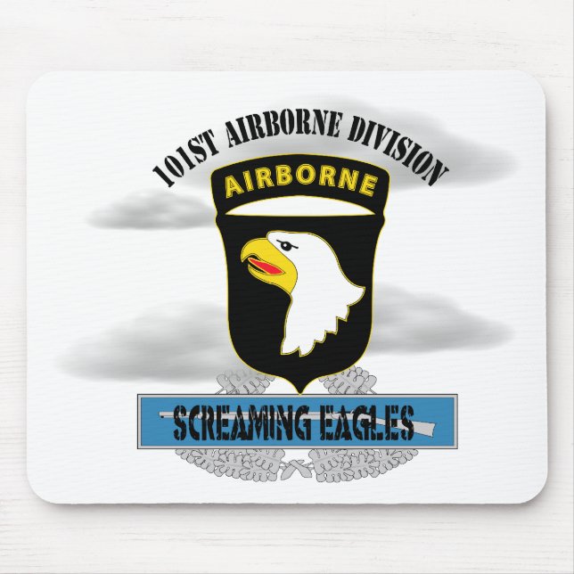 101st Airborne Division "Screaming Eagles" Mouse Mat (Front)