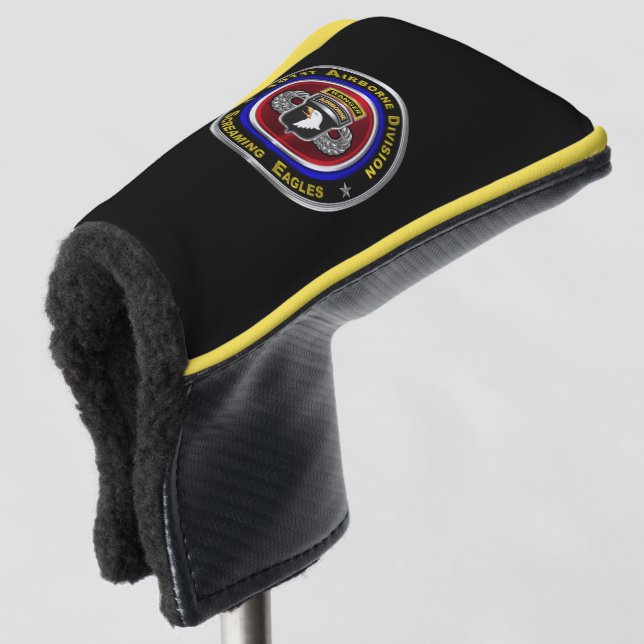 101st Airborne Division “Screaming Eagles”  Ranger Golf Head Cover (3/4 Front)