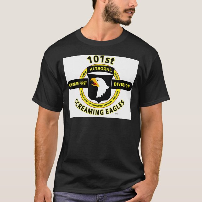 101ST AIRBORNE DIVISION "SCREAMING EAGLES" T-Shirt (Front)