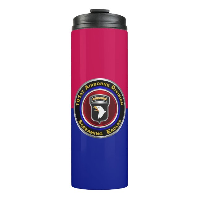 101st Airborne Division Screaming Eagles Thermal Tumbler (Front)