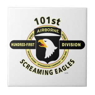 101ST AIRBORNE DIVISION "SCREAMING EAGLES" TILE