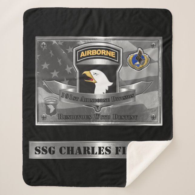 101st Airborne Division  Sherpa Blanket (Front)
