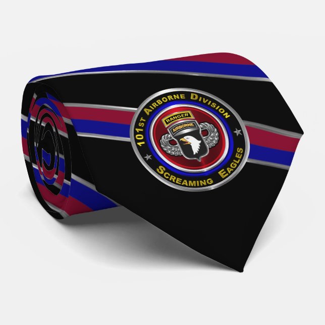 101st Airborne Division  Tie (Rolled)