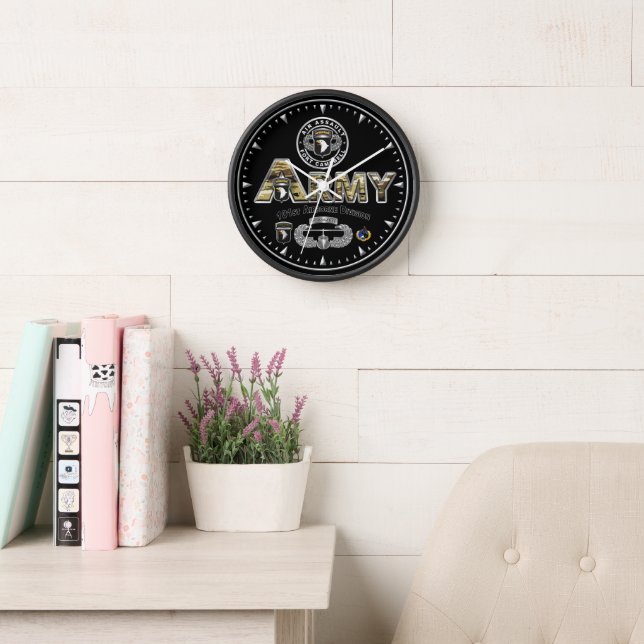 101st Airborne Division  Veteran  Clock (Reading Room)
