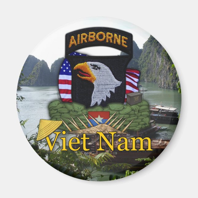 101st airborne division vietnam vc rvn vets Magnet (Front)