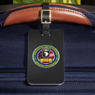 101st Airborne Division Vietnam Veteran  Luggage Tag