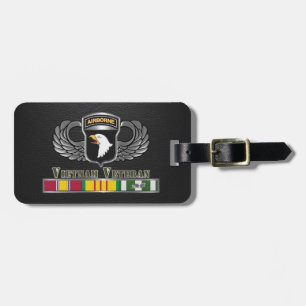 101st Airborne Division Vietnam Veteran Luggage Tag