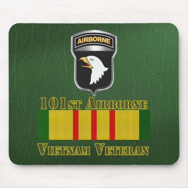 101st Airborne Division Vietnam Veteran Mouse Mat (Front)