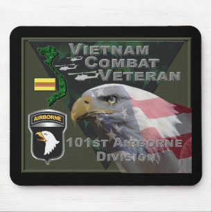 101st Airborne Division Vietnam Veteran Mouse Mat