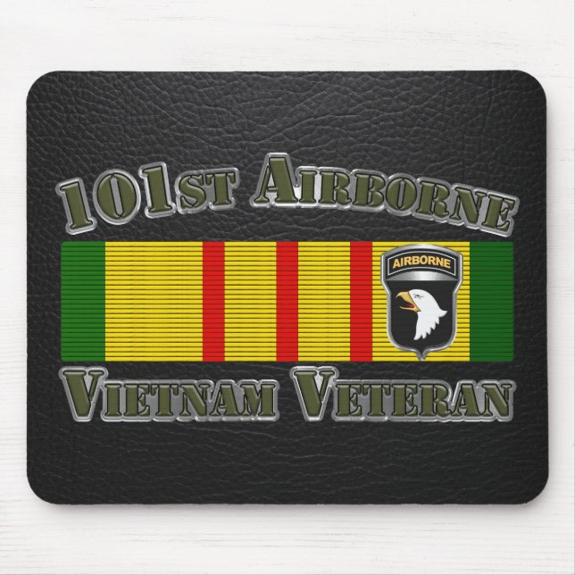 101st Airborne Division Vietnam Veteran  Mouse Mat (Front)