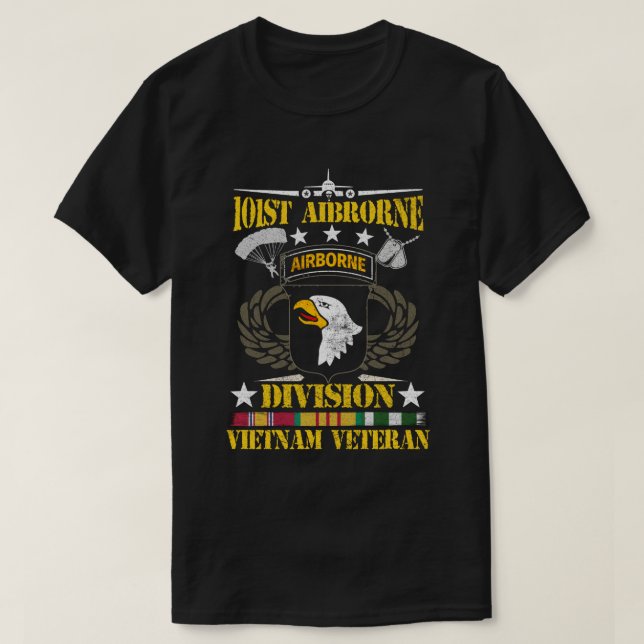 101st Airborne Division Vietnam Veteran  T-Shirt (Design Front)