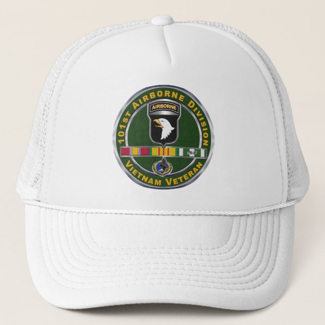 101st Airborne Division Vietnam Veteran Trucker Hat (Front)