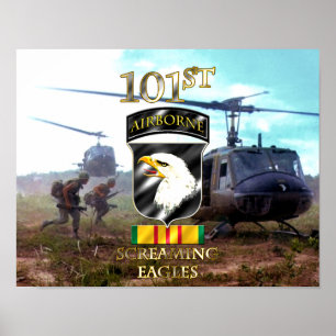 101st Airborne Division Vietnam Veteran v2 Poster