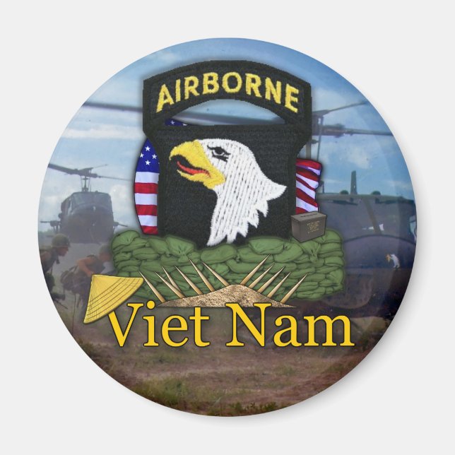101st airborne division vietnam vets Magnet (Front)